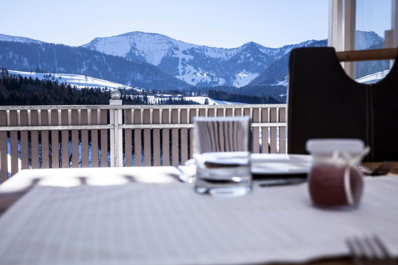 Haus "Bergblick" Ferienwohnung Hochgrat Oberstaufen Mit 2 Schlafzimmer Bagian luar foto