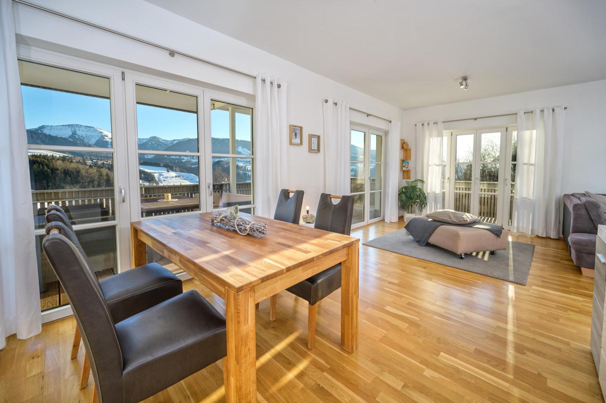Haus "Bergblick" Ferienwohnung Hochgrat Oberstaufen Mit 2 Schlafzimmer Bagian luar foto